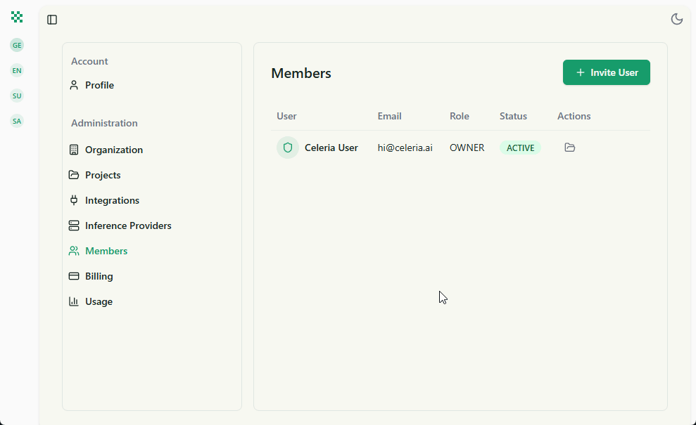 Team collaboration workspace